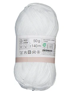 Online Zeeman Amy Fil à crocheter - Blanc