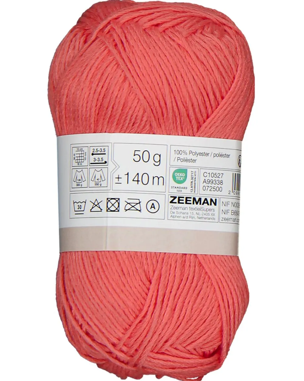 New Zeeman Amy Fil à crocheter - Rose