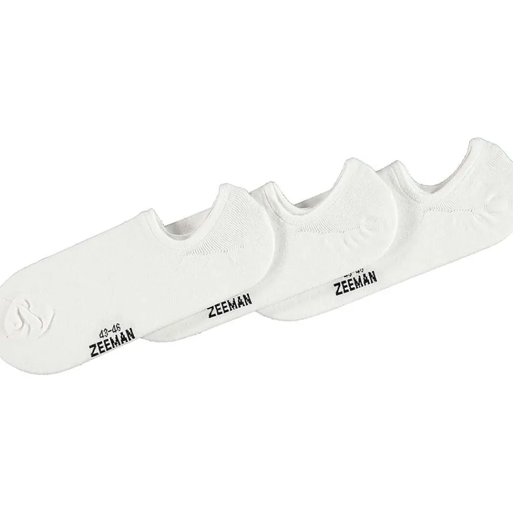 Online Zeeman Chaussettes invisibles - Blanc