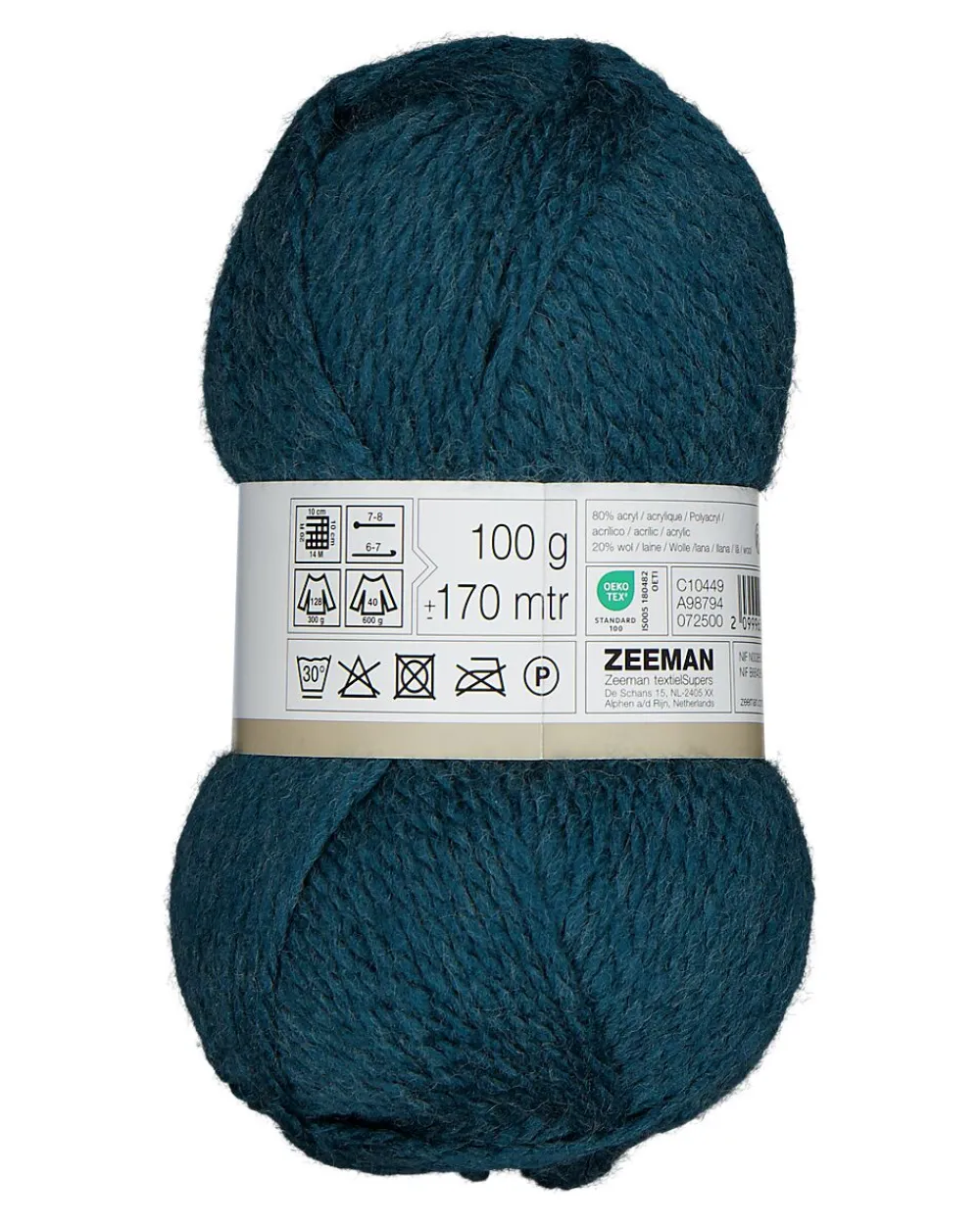 New Zeeman Julia Fil à tricoter - Bleu