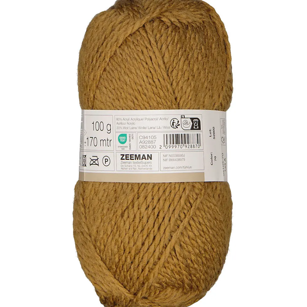 Zeeman Julia Fil à tricoter - Marron