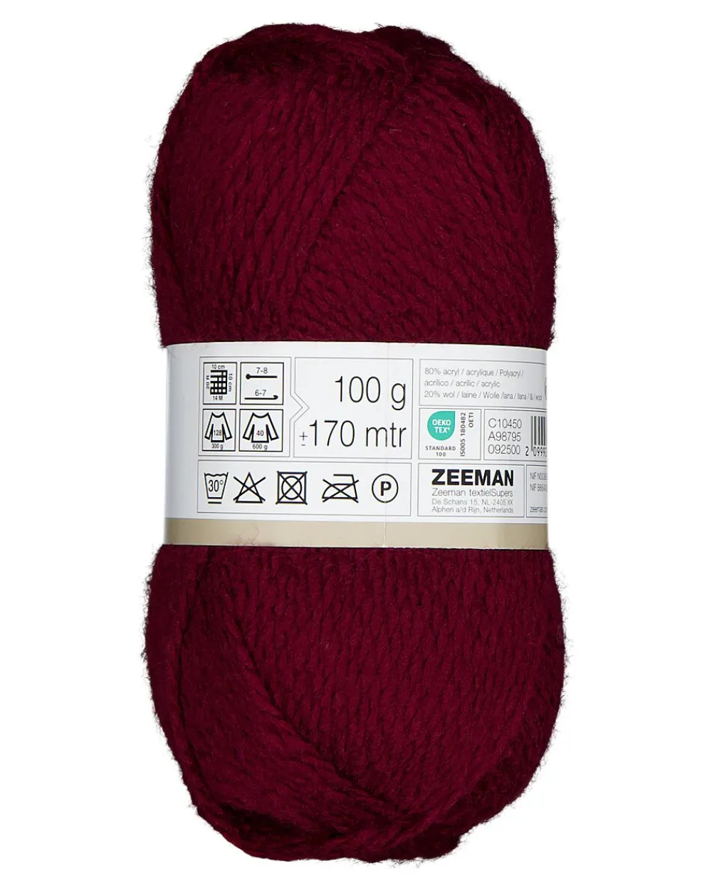 New Zeeman Julia Fil à tricoter - Rouge