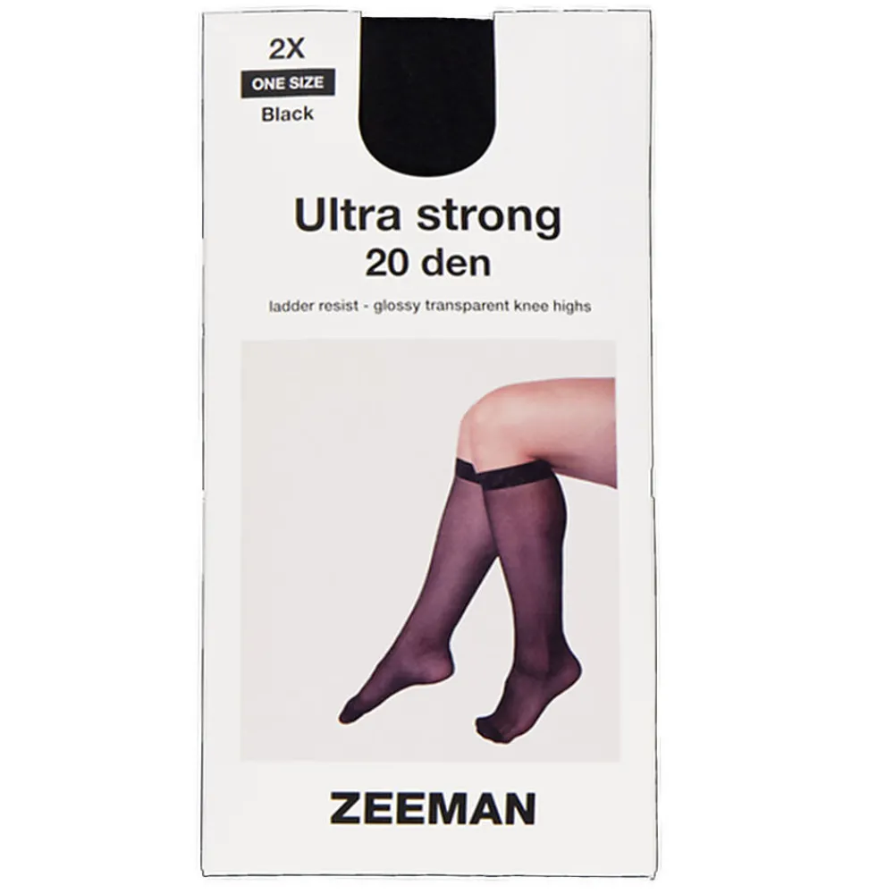 New Zeeman Mi-bas - Noir