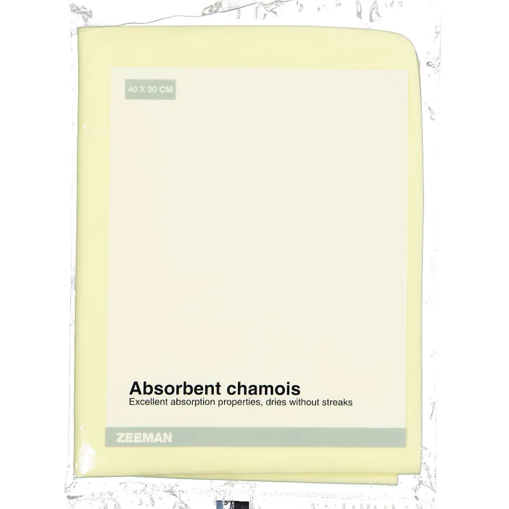 Outlet Zeeman Peau de chamois - Jaune
