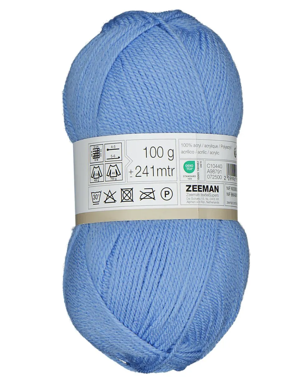 Outlet Zeeman Royal Fil à tricoter - Bleu