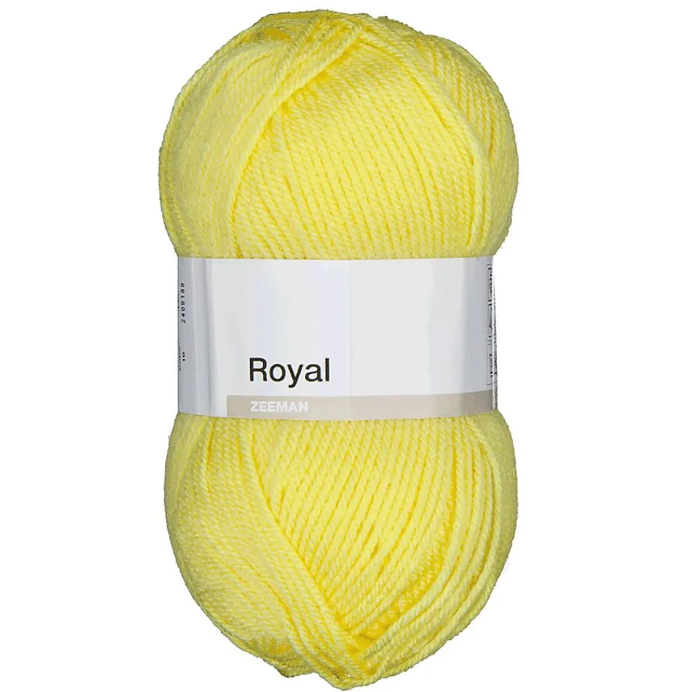 Discount Zeeman Royal Fil à tricoter - Jaune