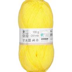 Hot Zeeman Royal Fil à tricoter - Jaune