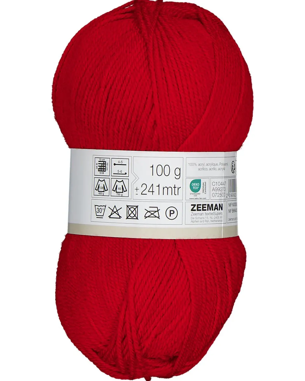 Clearance Zeeman Royal Fil à tricoter - Rouge