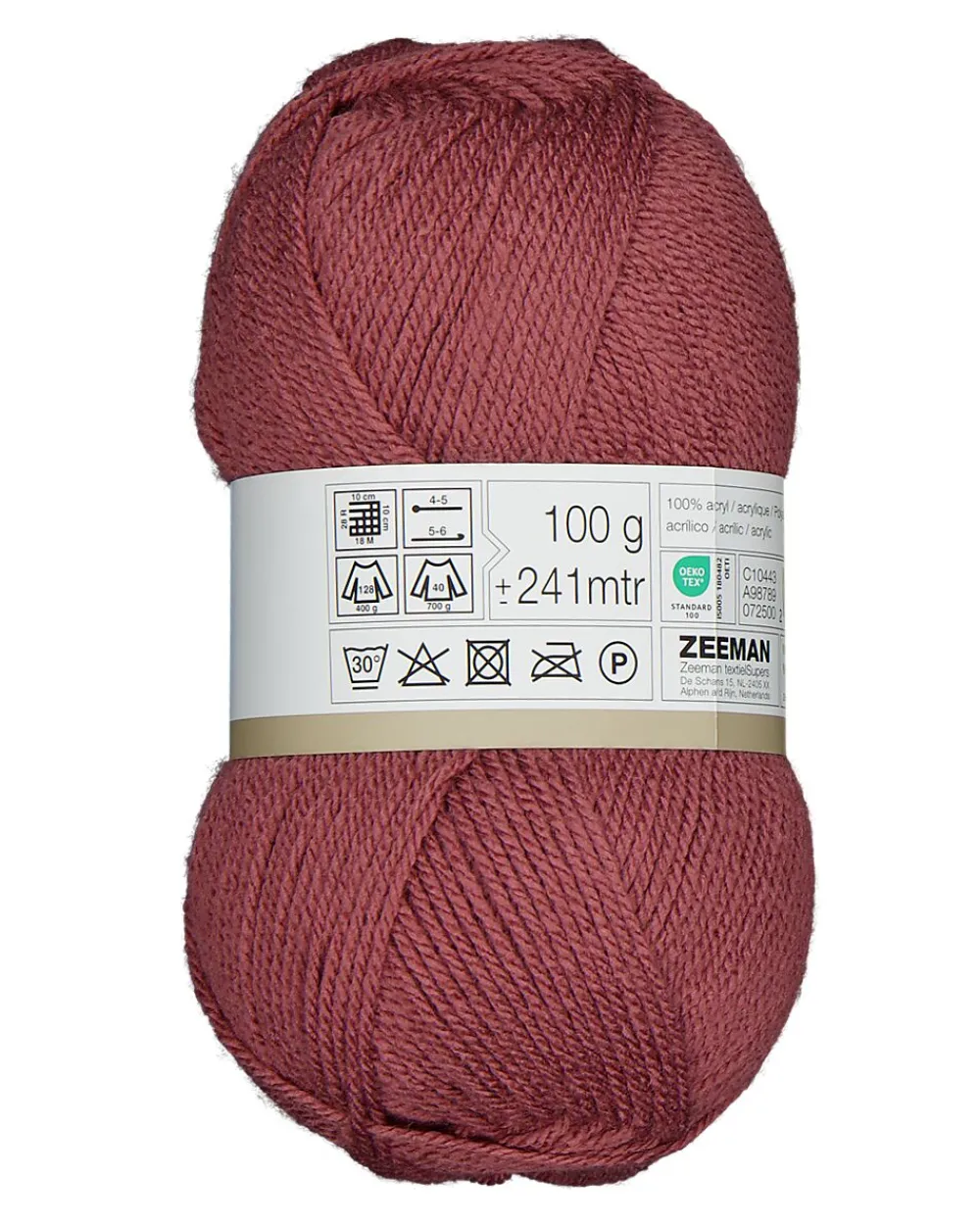Outlet Zeeman Royal Fil à tricoter - Rouge