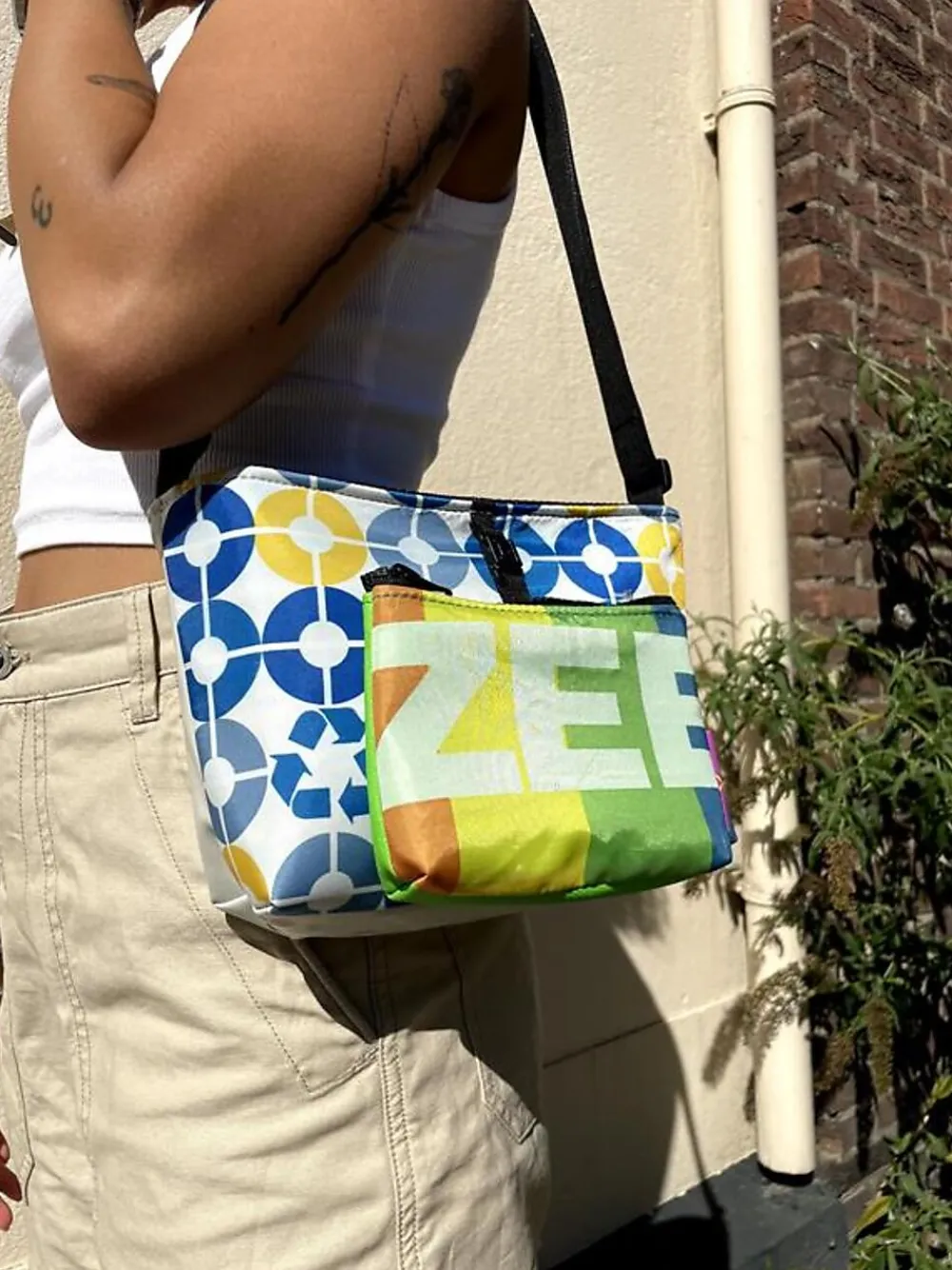 Sale Zeeman Sac à bandoulière - Blanc