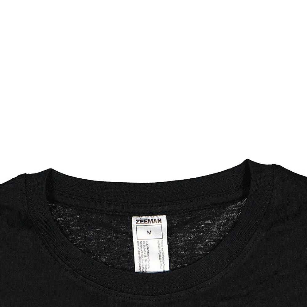 Clearance Zeeman Tee-shirt - Noir