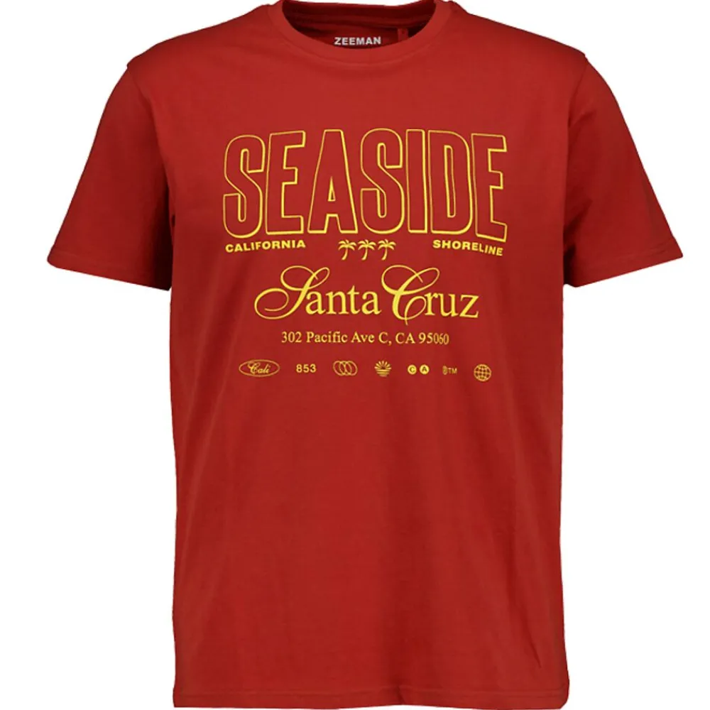 Online Zeeman Tee-shirt - Rouge